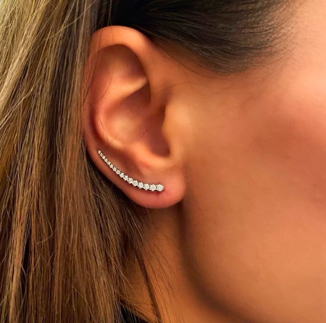 Diamond Climbing earrings